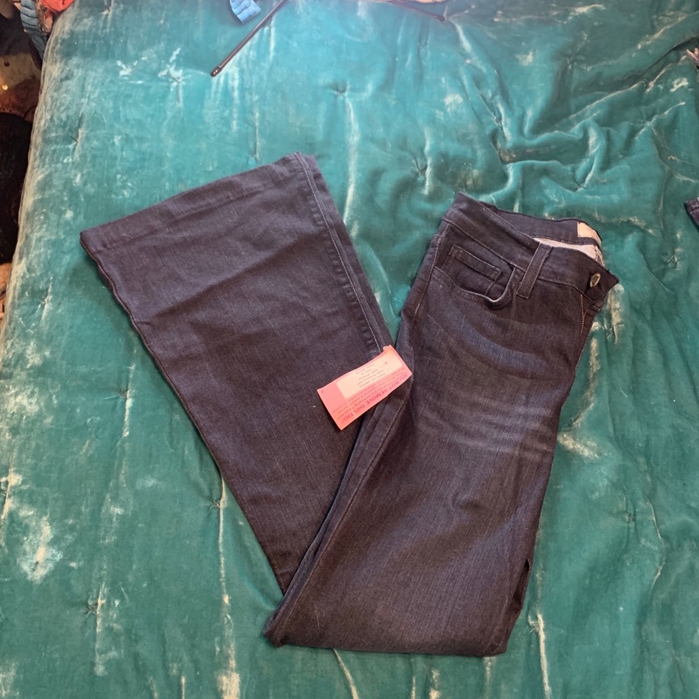 Dark flare jeans